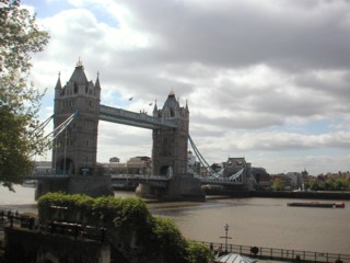 Тауэрский мост, вид из Тауэра